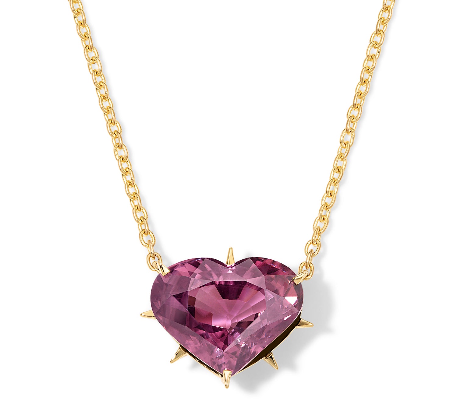Zircon Heart Pendant