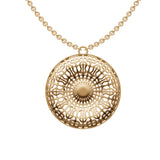 432Hz Vermeil Pendant