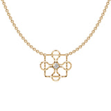 444Hz Vermeil Pendant