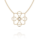 444Hz Vermeil Pendant