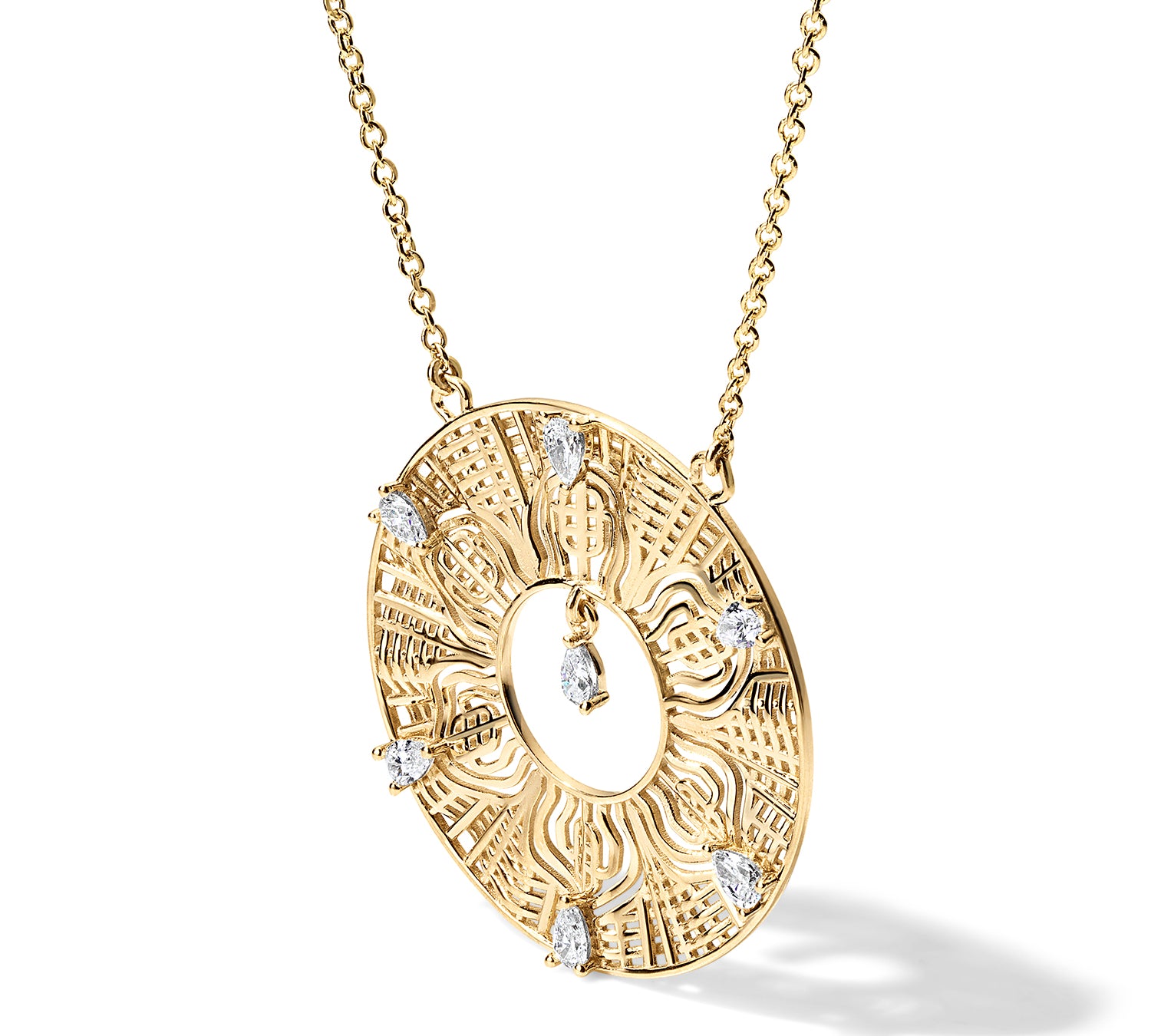963Hz Diamond Pendant