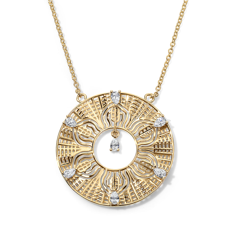963hz Diamond Pendant