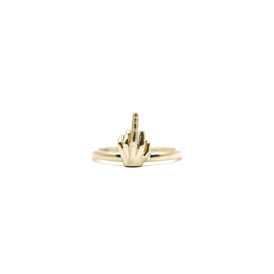 The Classic Middle Finger Ring